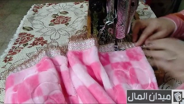 طريقة تفصيل مفرش سرير بالقماش طريقة تفصيل مفرش سرير بالقماش