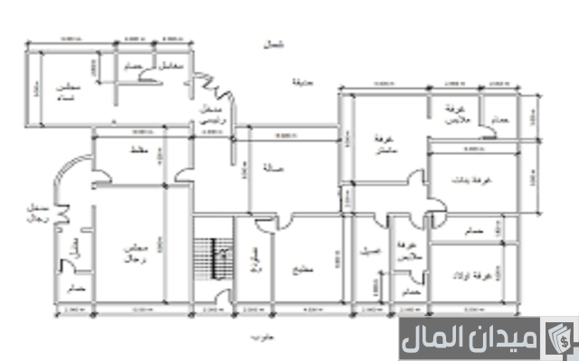تصميم منزل دور واحد اقتصادي تصميم منزل دور واحد اقتصادي