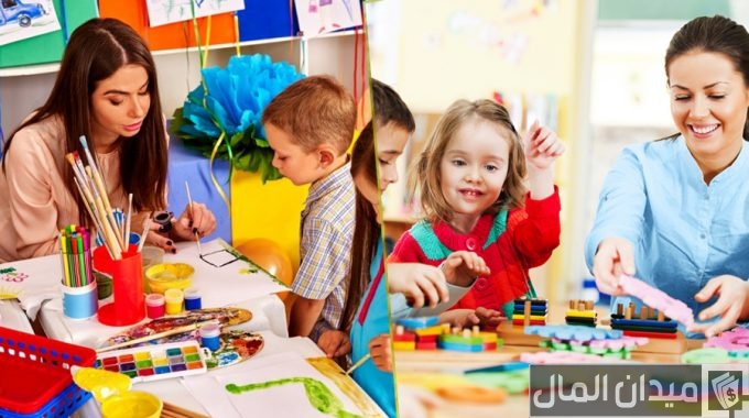 كم راتب معلمة رياض أطفال بكالوريوس حكومي وخاص