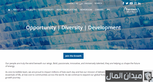 رواتب شركة أكوا باور السعودية