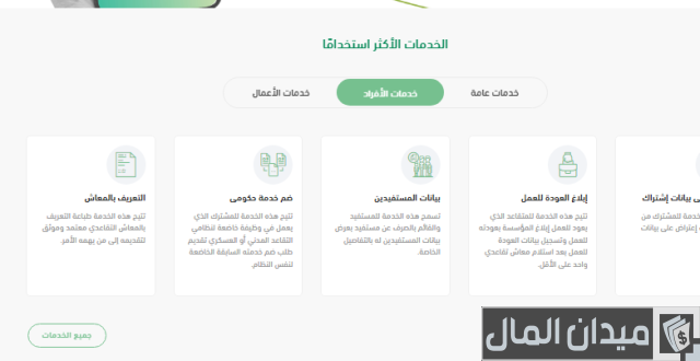 المستحقات التأمينات بعد الاستقالة للنساء