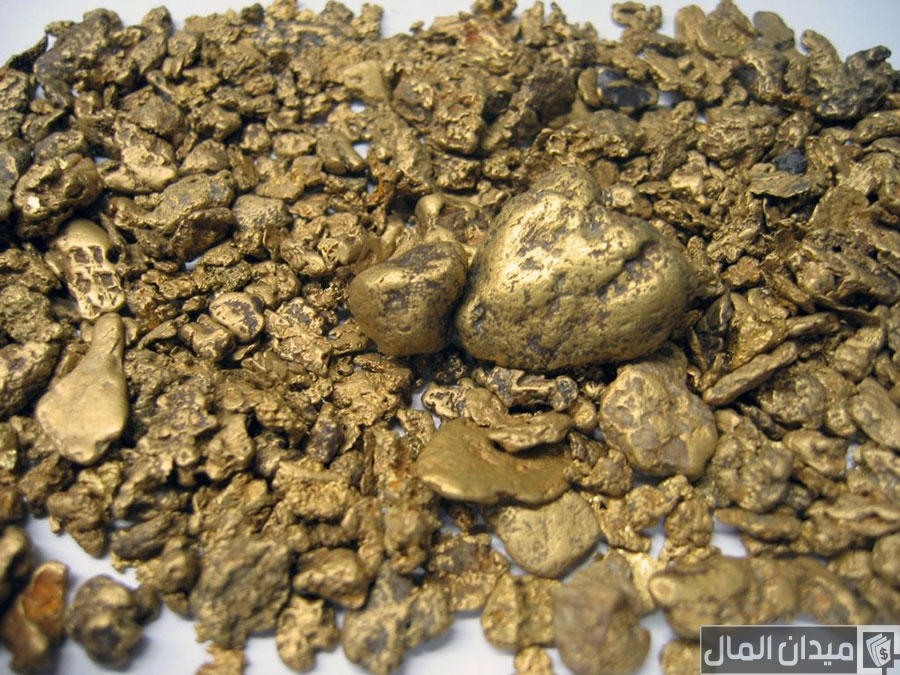 ترسيب الذهب المذاب في الماء الملكي