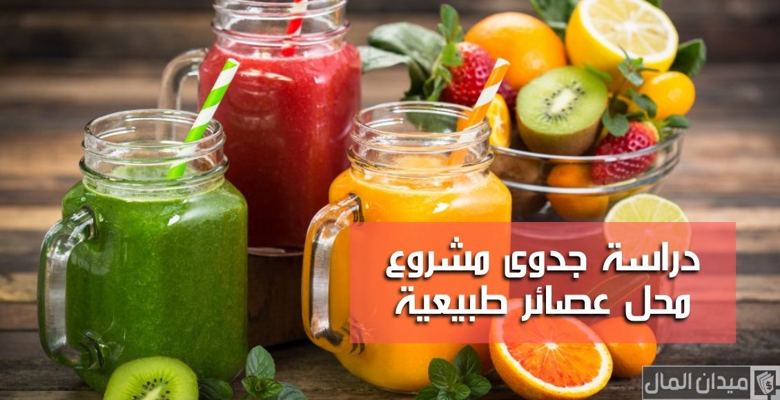 دراسة جدوى مشروع محل عصائر طبيعية وأرباح المشروع