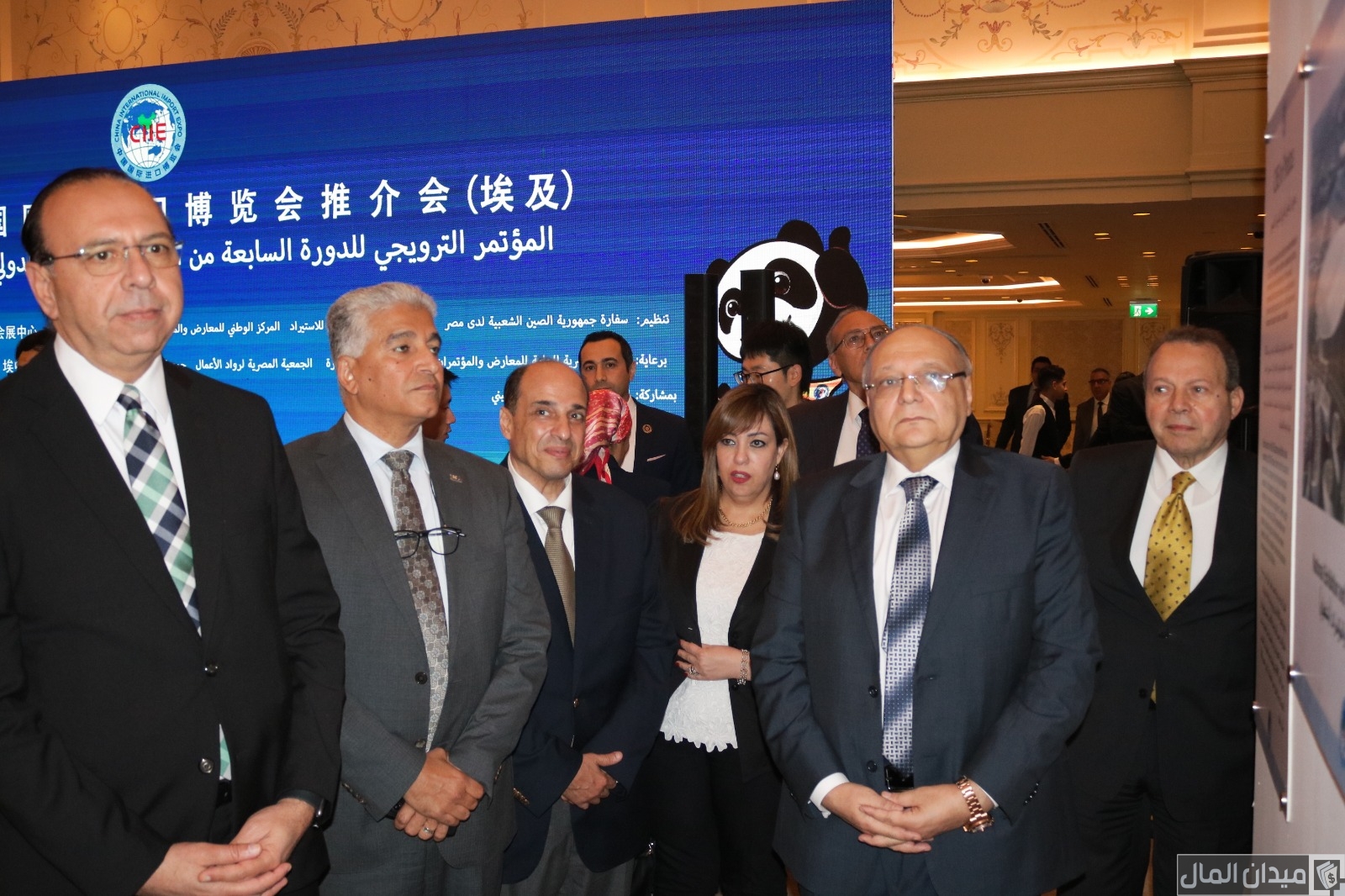 شريف الماوردي يقول أن معرض الصين الدولي يهدف لمساعدة الدول على الاندماج في سلسلة الصناعة العالمية