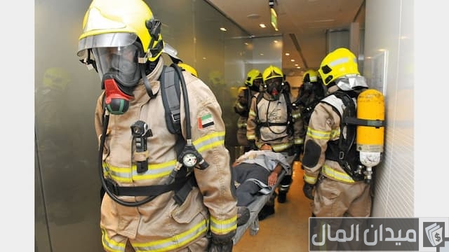 رواتب الدفاع المدني دبي