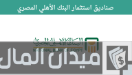 معلومات عن صناديق الاستثمار في البنك الأهلي المصري