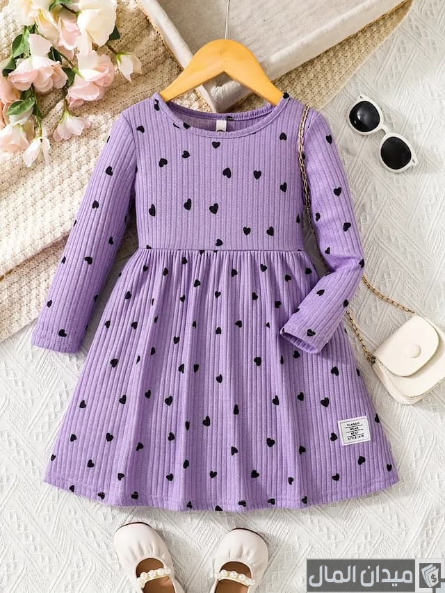 تفصيل فستان أطفال سوارية