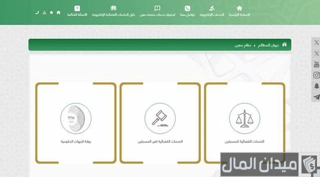 نظام معين ديوان المظالم 