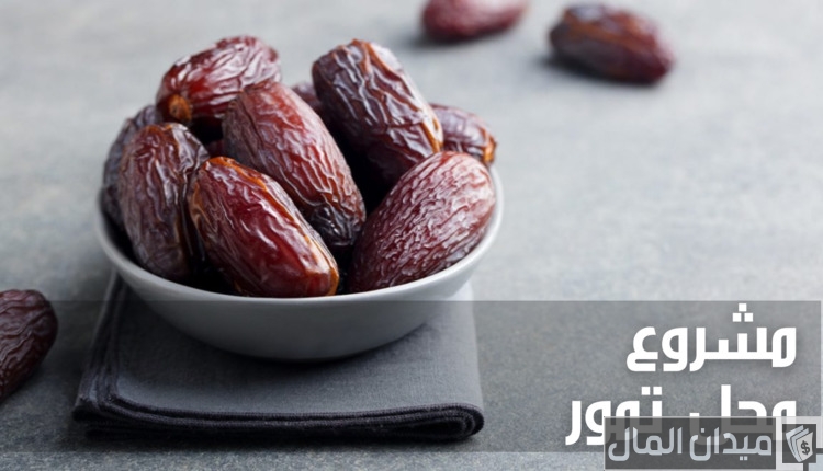 دراسة جدوى مشروع محل تمور وأرباح المشروع الشهرية