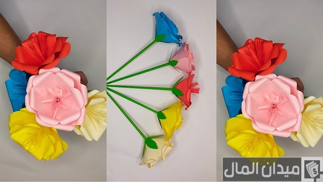 طرق عمل اعمال فنية بالورق سهلة جدا عمل اعمال فنية بالورق