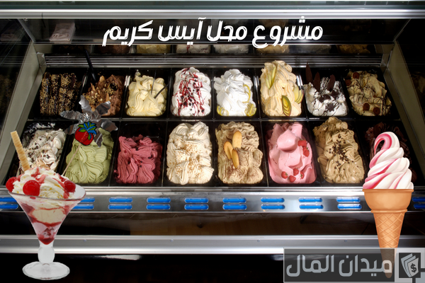 دراسة جدوى مشروع محل بيع آيس كريم مربح