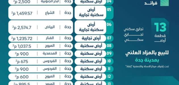 «إنفاذ» تكشف عن تفاصيل مزاد فرائد الهجين في السوق العقارية الأحد المقبل «إنفاذ» تكشف عن تفاصيل مزاد فرائد الهجين في السوق العقارية الأحد المقبل